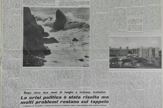 La prima pagina del 26 marzo 1970