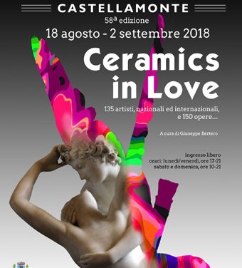 Il manifesto della Mostra della Ceramica di Castellamonte