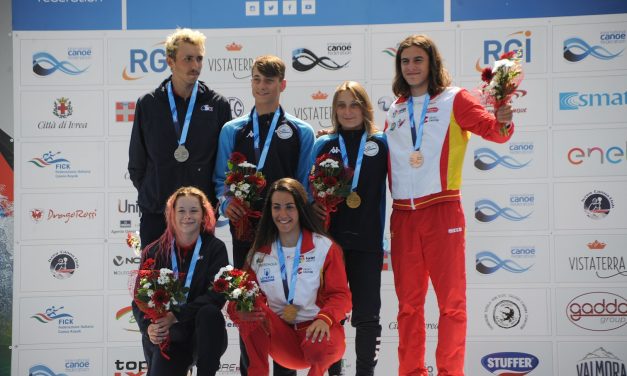 Venerdi in canoa: quarta giornata di gare. Campioni del Mondo C2 misto, gli azzurrini Elena e Flavio Micozzi