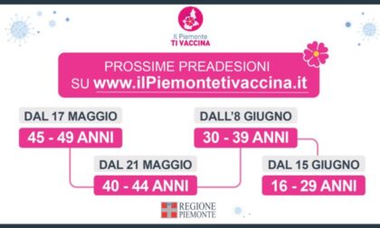 Le preadesioni per gli over40 anticipate a partire dal 17 maggio.