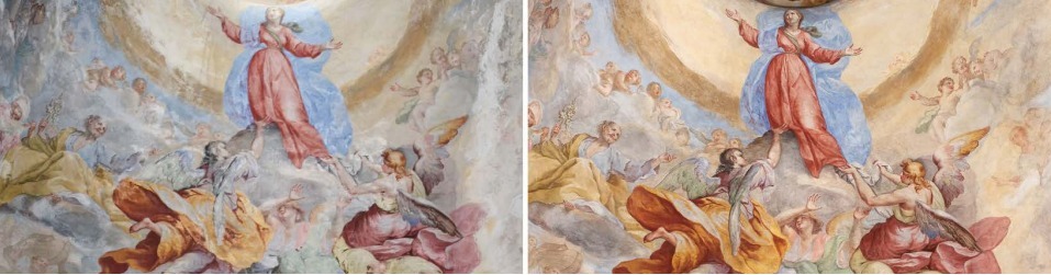 IVREA – Santa Croce: l’affresco dell’Assunta