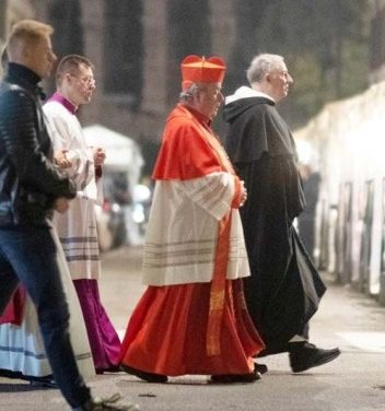 ROMA – Ingresso del Cardinal Miglio a San Clemente