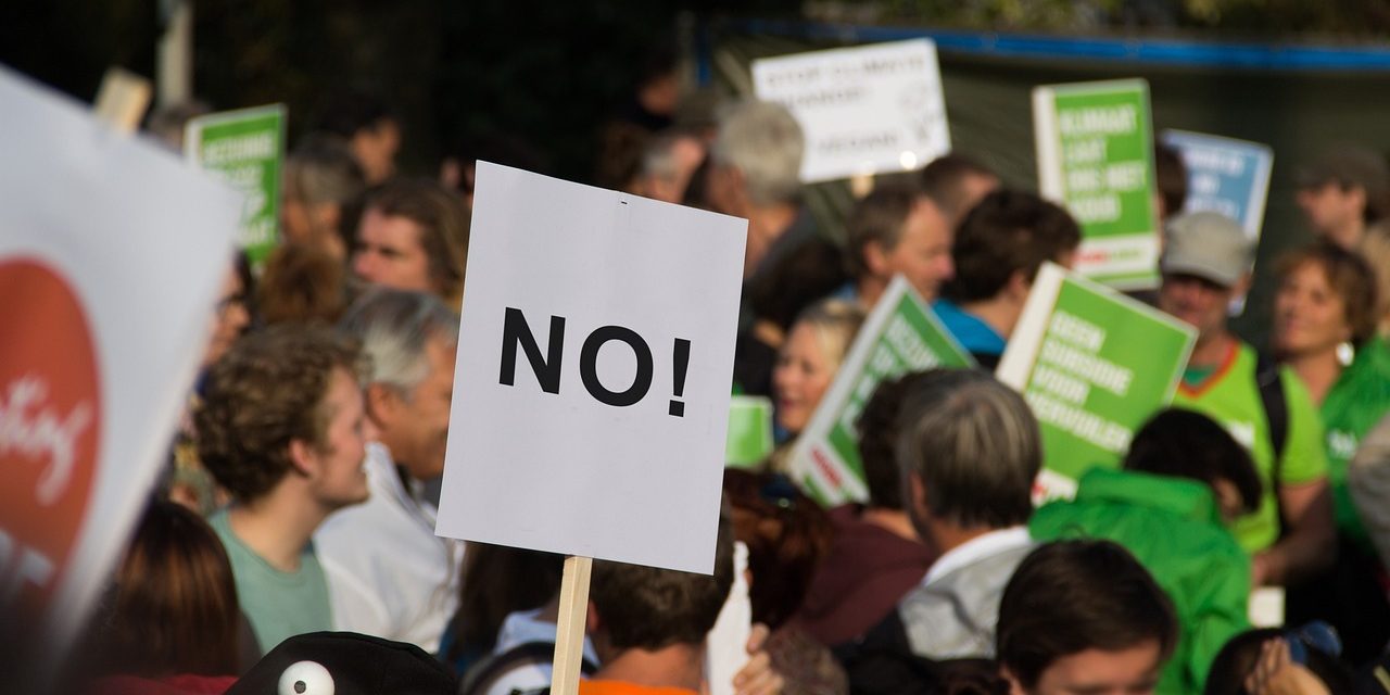 Quando la protesta  sortisce l’effetto opposto