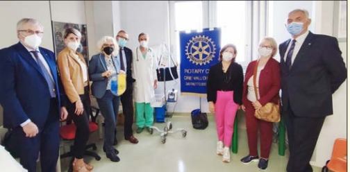 CHIVASSO – Il Rotary dona un apparecchio per l’ossigenoterapia