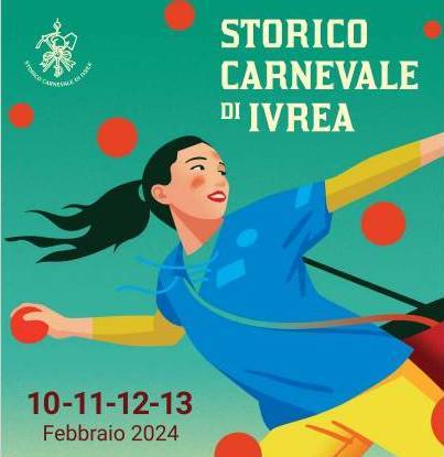 STORICO CARNEVALE IVREA – Il manifesto ufficiale in 9 versioni