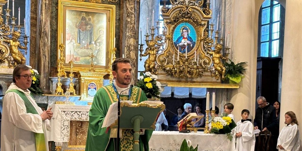 Anniversario di Ordinazione Presbiterale Santuario Madonna del Veuchio  di Verolengo Comunità in comunione per celebrare con il Sacerdote