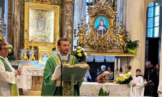 Anniversario di Ordinazione Presbiterale Santuario Madonna del Veuchio  di Verolengo Comunità in comunione per celebrare con il Sacerdote