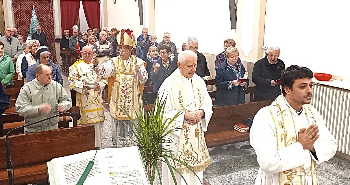 FELETTO – Il Vescovo Mons. Edoardo Cerrato presiede la S.Messa presso la Casa della Divina Provvidenza