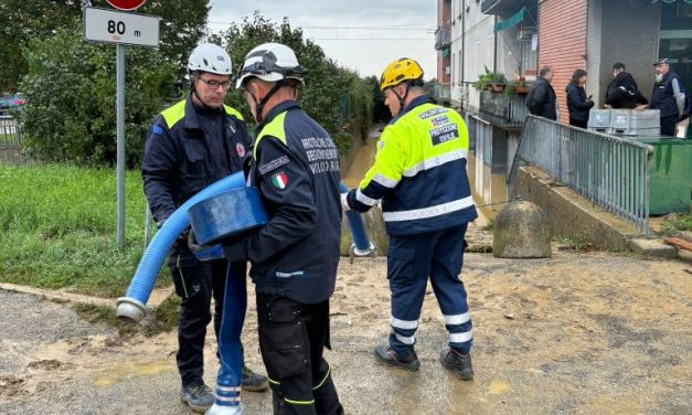 EMERGENZA MALTEMPO IN EMILIA ROMAGNA – La Protezione civile del Piemonte a Valsamoggia (Bologna)